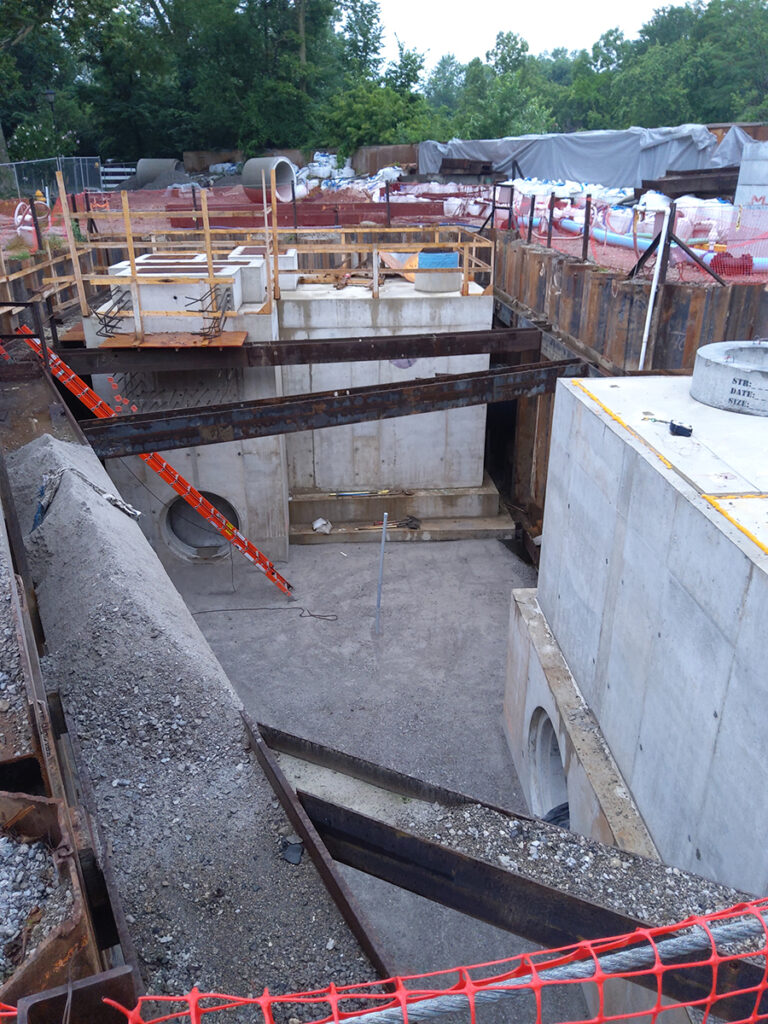 Work Continues at Drop Shaft 5 Fort Wayne City Utilities MamaJo Updates