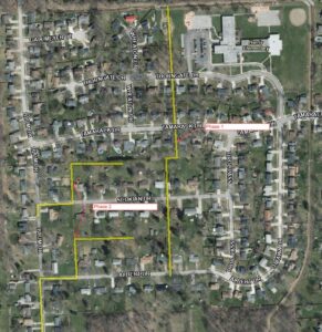 Google Maps image of the Tamarack project location.